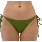 ROCK-IT Apparel Bikini kadın külotu, ayarlanabilir bikini altı, arka yüzünde bikini altı, toplanmış üçgen bikini altı, bedenler, yeşil (Olive Grün), M