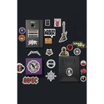 Rock Metal sticker paketi/bullet journal defter çıkartma ajanda laptop etiket 2