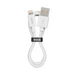 ROCK P8 USB-A to Lightning Şarj ve Data Kablosu, 1 Metre, 27W Hızlı Şarj, iPhone/iPad/iPod Uyumlu, TPE Malzeme, Beyaz