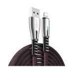Rock Space M2 ZN-Alloy 120 cm Lightning Siyah Hızlı Şarj ve Data Kablosu