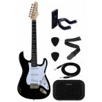 Rock Viper Sss Siyah Elektro Gitar Kozmos Amfi Başlangıç Paketi