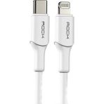 Rock Z18 PD 20W 1 mt Beyaz Type-C to Lightning Hızlı Data Şarj Kablosu
