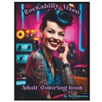 Rockabilly Vixen Adult Coloring Book