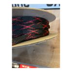 ROCKALPHA DMC GARAJ SİYAH KIRMIZI 1 METRE KABLO ÇORABI 10 MM