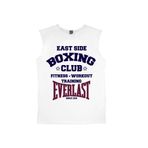 ROCKANDROLL Boks Kulübü Beyaz Kesik Kol | Kolsuz Erkek T-shirt | Atlet