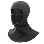 ROCKBROS Kar maskesi, motosiklet, kış, kar maskesi, erkek, kadın, sıcak kayak maskesi, nefes alır, yüz maskesi, rüzgar geçirmez, 2 tip, 54 – 63 cm, Siyah (cırt cırtlı), 54-59