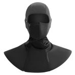 ROCKBROS Kar maskesi, motosiklet, kış, kar maskesi, erkek, kadın, sıcak kayak maskesi, nefes alır, yüz maskesi, rüzgar geçirmez, 2 tip, 54 – 63 cm, Siyah (fermuarlı), 60-63