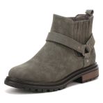 Rocket Dog Kadın Loki Biker Boots, Gri Kömür, 36 EU