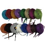 Rockreyoa 16 çift parıltılı ayakkabı bağcığı, renkli, düz bağcık, Bling Bling ayakkabı bağcığı, metalik parıltılı ayakkabı bağcığı, kendin yap spor ayakkabısı, yelken bezi ayakkabı, ip bağcıklı, spor