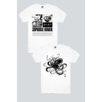 Rock&Roll Japon Noodle Beyaz, Japon Ahtapot 2'li Kadın Tshirt Eko Paket - Çok Renkli - XS