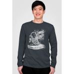 Rock&roll Limp Sneaker Antrasit Bisiklet Yaka Uzun Kollu Penye Erkek T-Shirt - XL