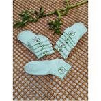 Rocks For Bambu Patik Kadın 12 Çift Dikişsiz Çorap - 36 - 40 - Yeşil