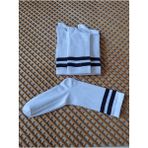 Rocks For Penye Çemberli Tenis Erkek 6 Çift Dikişsiz Çorap - 40 - 45 - Beyaz
