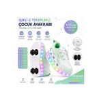 ROCKY SPORT Nils Çocuk Patenli, Işıklı Rahat Spor Ayakkabı&Sneaker 4 Teker Kaykay Ayakkabı
