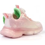 Rocky Sport Swing Ortopedik Çocuk Genç Işıklı Akıllı Bağcıklı Günlük Casual Sneaker Resimli Ayakkabı - Pembe