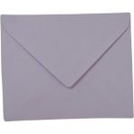 Roco Paper Co. Hediye Kartı Zarfı Mini Davetiye Düğün Fotoğraf Not Kağıdı Zarfı 7 x 9 cm 50 Adet Lila