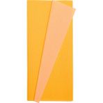 Roco Paper Co. Premium Alman Çift Taraflı Krapon, Çiçek Yapım KAĞIDI,90GR 25X125 cm %130 Esneme, Altınbaşak & Düğün Çiçeği Sarısı