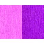 Roco Paper Co. Premium Alman Çift Taraflı Krapon, Çiçek Yapım KAĞIDI,90GR 25X125 cm %130 Esneme, Pembe & Dut