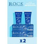 Rocs 2x94 gr Aktif Kalsiyum Beyazlatıcı Diş Macunu