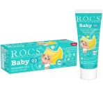 Rocs Baby - Bebek Diş Macunu Muz 0-3 Yaş