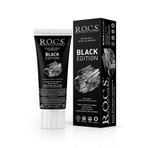Rocs Black Edition 60 ml Kömür Özleri İle Ekstra Beyazlatıcı Diş Macunu