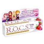 Rocs Kids 4 7 Yaş Ahududu Çilek Aromalı 45 Gr Diş Macunu
