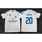 Rodak Spor Asensio 20 Real Madrid 2017 Sezon Nostalji Futbol Forması - 2XL - Beyaz
