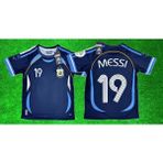 Rodak Spor Messi 19 Arjantin Milli Takım 2006 Sezon Nostalji Futbol Forması - Lacivert