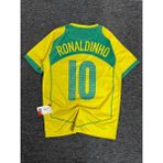 Rodak Spor Ronaldinho 10 Brezilya Efsane 2004 Sarı Forma