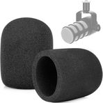 Rode Podmic için Ön Cam, 2 Paket Mikrofon Pop Filtre Köpüğü Kapağı Rode Podmic, Procaster, Podcaster, NT1, NT-USB, ChromLives'dan Gürültü Azaltma için Mikrofon Kapağı Değiştirme, Siyah
