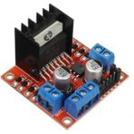 Rodevino L298n Çift Motor Sürücü Kartı - Voltaj Regülatörlü Dc Ve Step Motor