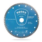 Rodex 180 mm Ultra Slım Turbo Elmas Testere Tuğla Granit Mermer Kesme Kesici Diski