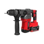 Rodex A.k.pnömatik Matkap 30Mm 0-1100 Rpm 0-5000 Bpm 3.5J 2 X Lı-Ion 20V/4.0Ah Sds Plus Bmc
