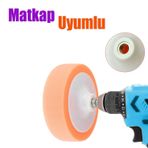 Rodex Turuncu 180 mm Pasta Cila Polisaj Süngeri Tabanlı Zımpara