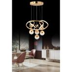 Rodin 4'lü Gold Sarkıt Beyaz Power LED Taşlı Ledli Avize