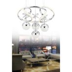 Rodin'lü 4'lü Gümüş Beyaz Power Ledli Sarkıt LED Avize