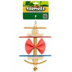 Rodmozz Premium Hasır Örgü Çubuklu Fiyonklu Kemirgen Oyuncağı