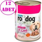 RoDog Kuzu Etli 12x400 gr Köpek Konservesi