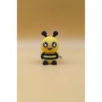 Rodopiva Örgü Desenli Arı Anahtarlık (Plastik) - Çok Renkli - 4cm x 2,5cm