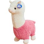 Rodrigo Berlin Komik Çim Çamur Atı Alpaka Bebek Peluş Oyuncak Sevimli Bebek Yastık (Yurt Dışından) - Beyaz - Pembe
