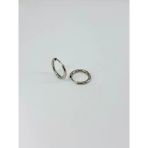 Rodyum Çelik Erkek Küpe Çap (12 Mm) Kalınlık (2 Mm) - Ekp0027