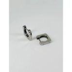 Rodyum Çelik Erkek Küpe Çap (9 Mm) Kalınlık (3 Mm) - Ekp0013