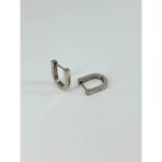 Rodyum Çelik Erkek Küpe Çap (9 Mm) Kalınlık (3 Mm) - Ekp0017