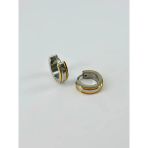 Rodyum Ve Çelik Erkek Küpe Çap (9 Mm) Kalınlık (4 Mm) - Ekp0002