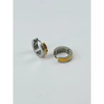 Rodyum Ve Çelik Erkek Küpe Çap (9 Mm) Kalınlık (4 Mm) - Ekp0003