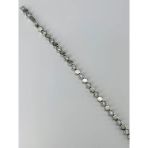 Rodyum Zirkon Taşlı Pirinç Bileklikler 17+2 Cm - Kbl0368