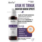Roen Ayak Ve Tırnak Mantarı, Kötü Koku Ve Mantar Bakım Spreyi Panthenol Ve Vitamin Destekli 100 Ml