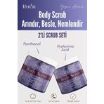 Roen Body Scrub Vücut Peelingi, Besleyici Arındırıcı Yoğun Nemlendirici Scrub 500 Ml (250 Ml X 2 Adet)