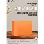 Roen Doğal Kojik Asit Sabun, Cilt Beyazlatıcı, Leke Giderme, Kararma, Akne, Güneş Lekeleri 110Gr