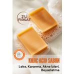 Roen Doğal Kojik Asit Sabun, Cilt Beyazlatıcı, Leke Giderme, Kararma, Akne, Güneş Lekeleri (2 Adet 110gr)